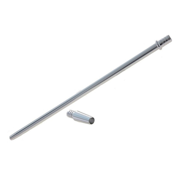 Ustnik do Shishy Metal Silver + Konektor 35,5 cm