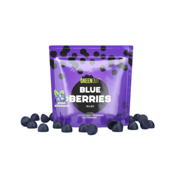 Żelki konopne Green Out - Jagodowe Bears