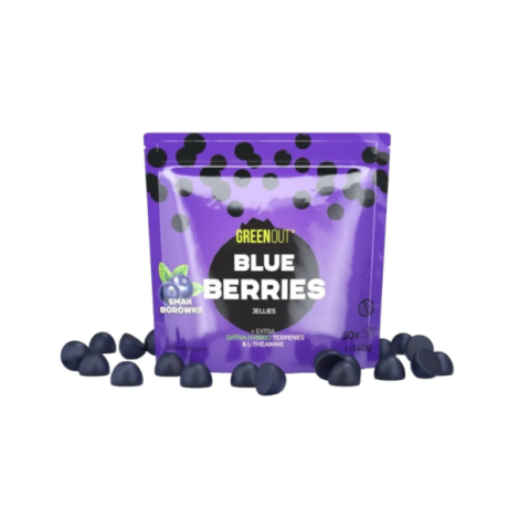 Żelki konopne Green Out - Jagodowe Bears