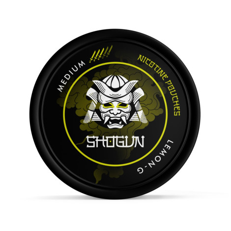 Biały Snuss - SHOGUN Lemon G - 15mg - MEDIUM