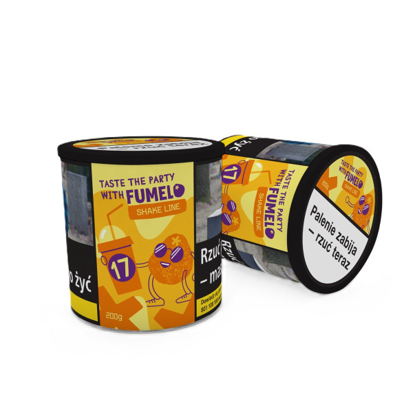 Tytoń do Shishy FUMELO Shake 200g - Nr 2 (Arbuz, Słodka Cytryna, Kiwi, Limonka)