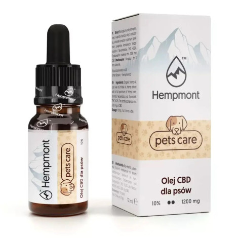 Olej CBD Hempmont Pets Care 10% - Dla Zwierząt