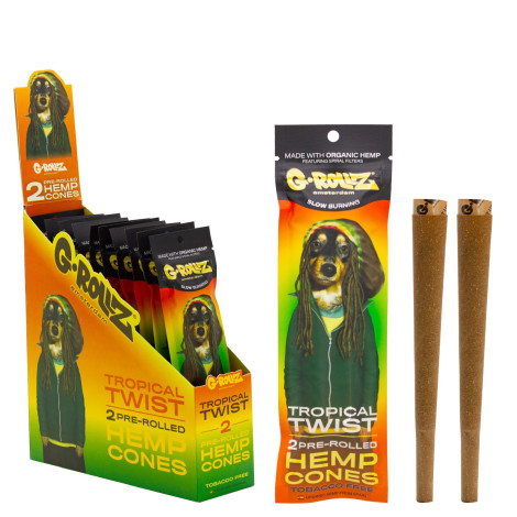 Blunty G-ROLLZ - Tropical Twist - Pre Rolled Hemp Cones