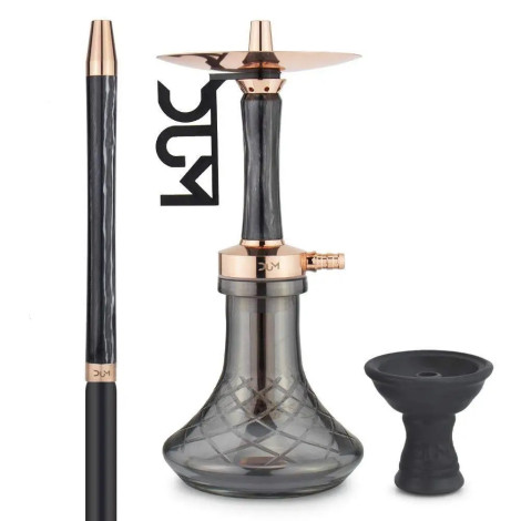 Shisha DUM - SAMARA Small Gold Black SS78 - 45cm