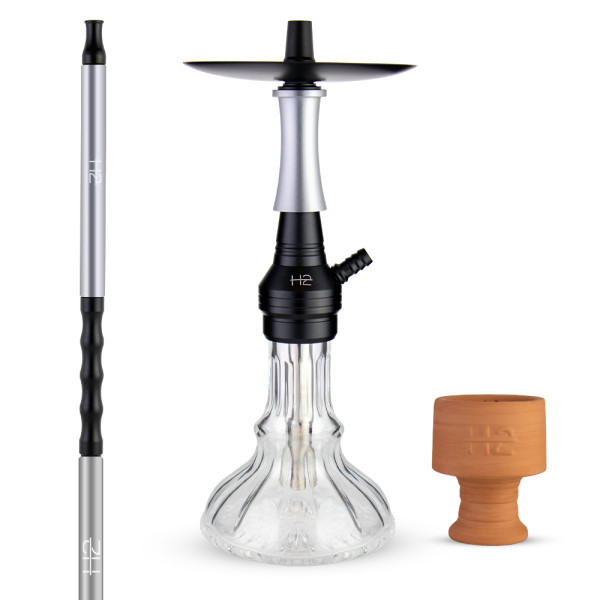 Shisha H2 Bolide H14 - Silver 40cm