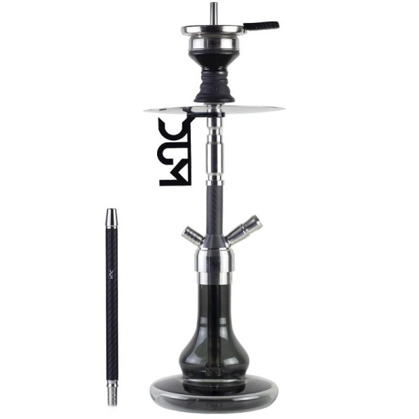 Shisha DUM - Half Carbon SS55 - Black 60cm