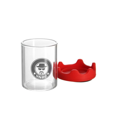 Pojemnik na DAB/WAX Szklano - Silikonowy Czerwony SQUID GAMES 45ml