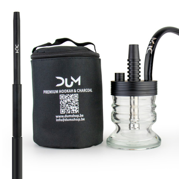 Shisha DUM Mini - Affordable - Black 20cm