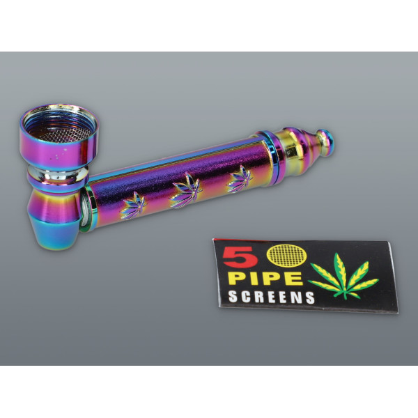 Lufka Metalowa Antic Leaf z Sitkami - 8cm