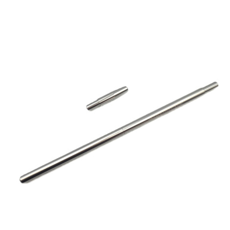 Ustnik do Shishy AMY Długi + Konektor Srebrny 40cm