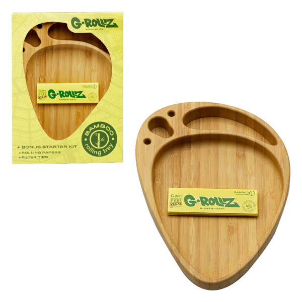 Tacka do skręcania G-ROLLZ - Pallette Bamboo 19 x14 cm