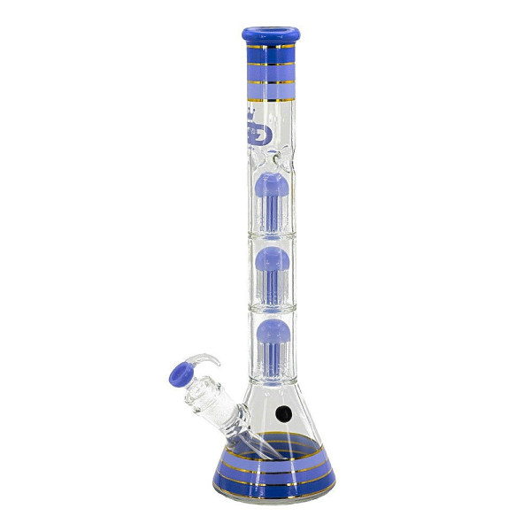 Bongo Grace Glass - Beaker Tripple - 48cm (GG10017BL)