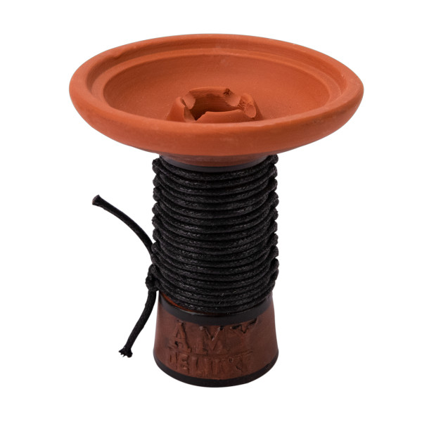 Cybuch do Shishy AMY Funnel Gliniany z Rzemykiem