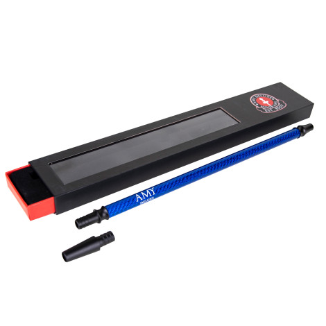 Ustnik do Shishy AMY - Carbon Blue/Black 35cm