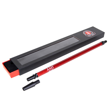 Ustnik do Shishy AMY - Carbon Red/Black 35cm