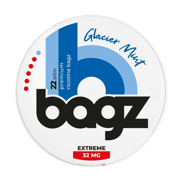 Biały Snuss - BAGZ Glacier Mint 32mg