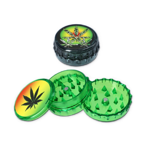 Młynek do Tytoniu Akrylowy 4,5 x 2cm - Mix Wzorów (1-2039/2051)