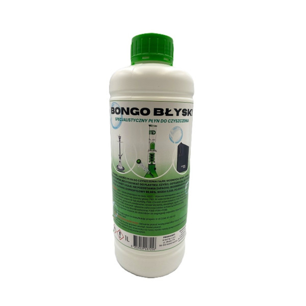 Płyn do Czyszczenia Bong, Shishy, Waporyztorów - Bongo Błysk 1L.