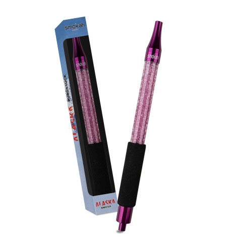 Świecący Lodowy Ustnik do Shishy Smokah - Purple 38cm