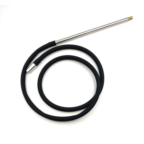 Wąż do Shishy Sylikonowy + Ustnik - Silver One