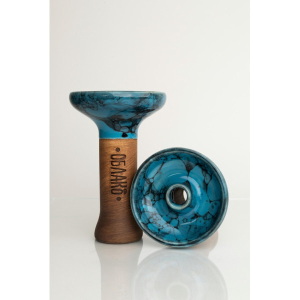 Cybuch do Shishy - Oblako - Dark Light Blue Marble L