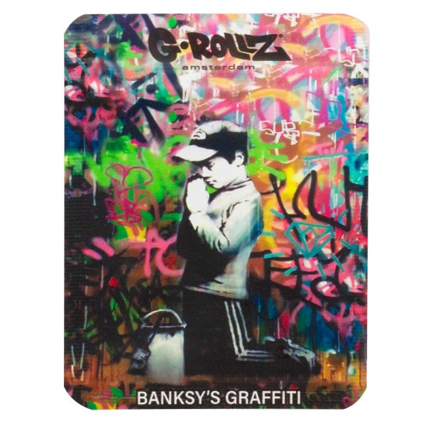 Bezzapachowa Torebka na Weed G-ROLLZ - Banksy's Church of Graffiti - 65x85mm