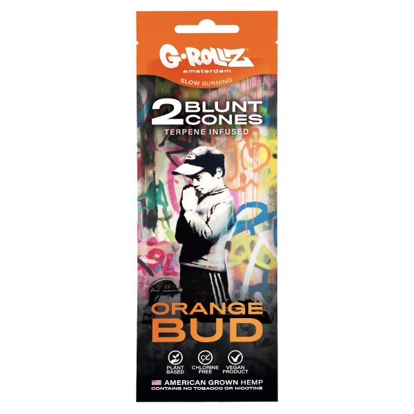 Blunty G-ROLLZ 2 szt - Banksy's Graffiti - Orange Bud