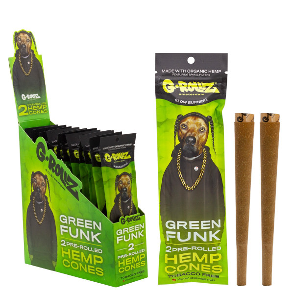 Blunty G-ROLLZ - Green Funk - Pre Rolled Hemp Cones