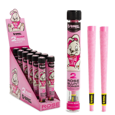 Blunty G-ROLLZ 2 szt - Banksy's Graffiti - Pre-rolled Rose Cones