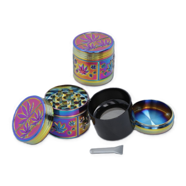 Młynek do Tytoniu - Grawerowany Rainbow (1-2245)