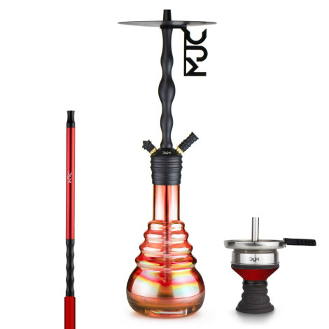 Shisha DUM - D50 Blackmat - Red 70cm