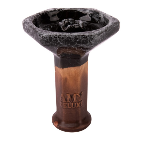 Cybuch do Shishy AMY  - Ceramic Head - Marble Black