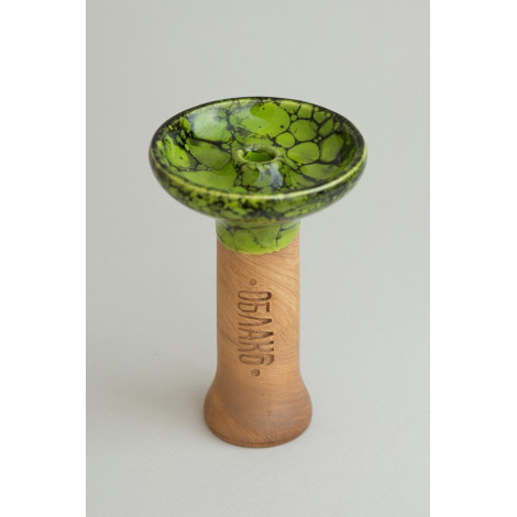 Cybuch do Shishy - Oblako - Dark-Light Green Marble M