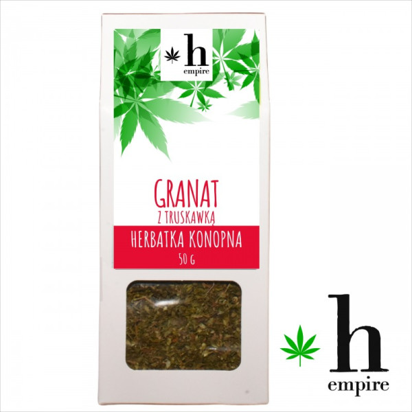 Herbatka konopna Hempire Granat z Truskawką 50g
