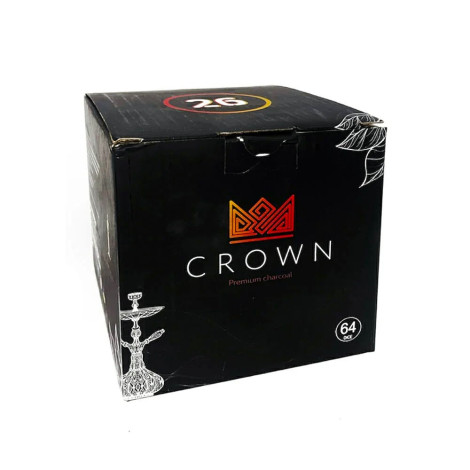 Węgiel Kokosowy do Shishy CROWN MAX FLOW- 1kg (26mm)