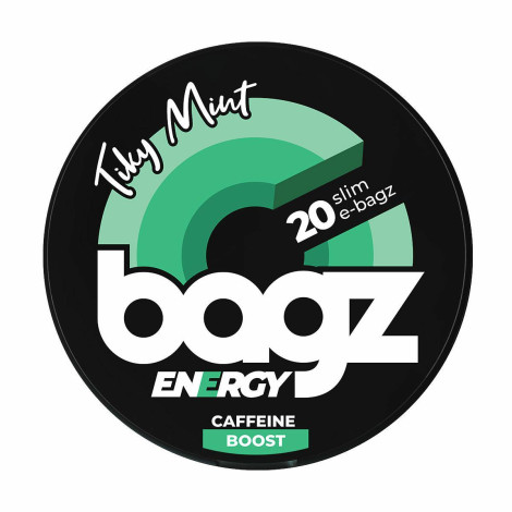 Biały Snuss - BAGZ ENERGY - Tiky Mint CAFFEINE BOOST