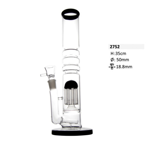 Bongo z Dyfuzorem 3 Rings Black 35cm (2752)