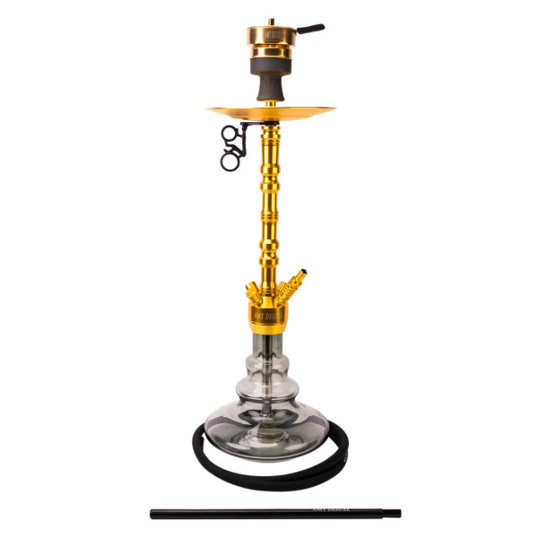 AMY Shisha - Alu Zulu Gold Black (070.01) 80cm