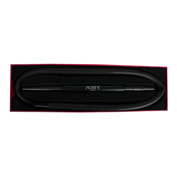 Elegancki Wąż do Shishy AMY + Ustnik - Black