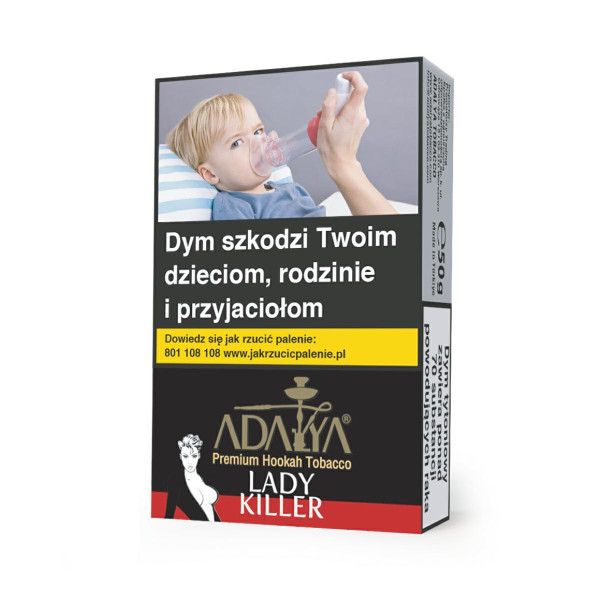 Tytoń do Shishy Adalya - Mango, Brzoskwinia, Mięta (Lady Killer) - 50g.