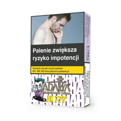 Tytoń do Shishy Adalya - Winogrono, Acai, Mięta (JK777) - 50g.