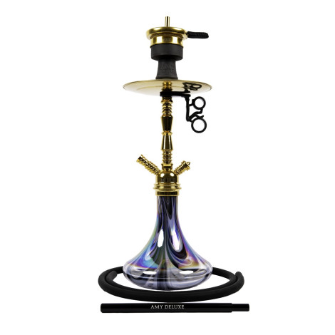 AMY Shisha - Middle Zoom Gold Black (058R) 55cm