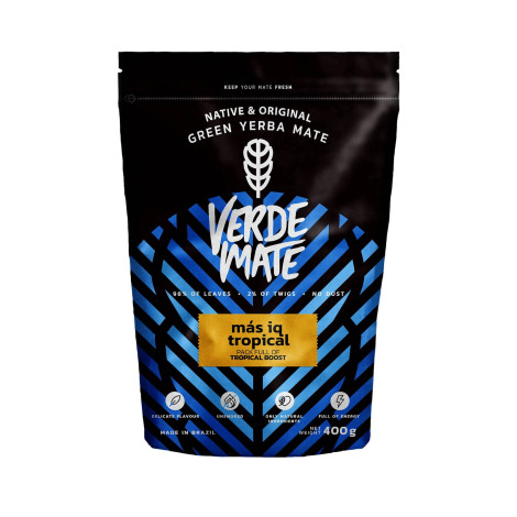 Yerba Mate - VERDE MATE Mas IQ Tropical 0,4kg