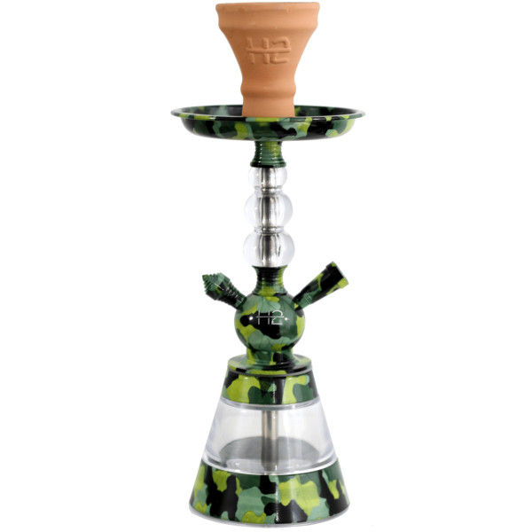 Shisha H2 - 3 Boules - Camouflage Green - MOBILNA