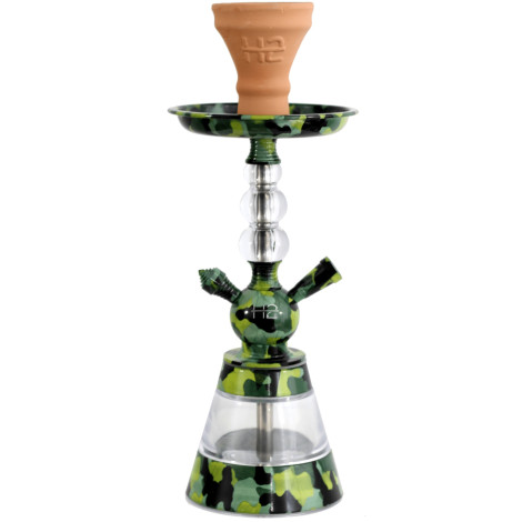 Shisha H2 - 3 Boules - Camouflage Green - MOBILNA