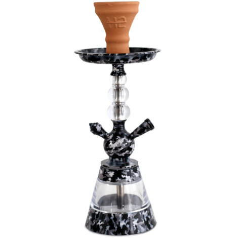 Shisha H2 - 3 Boules - Camouflage Black - MOBILNA