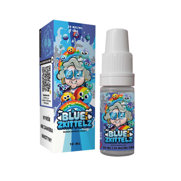 Liquid do E-Papierosa CBG 25mg/ml - Babcia Marysia - "Blue Zkittlez"
