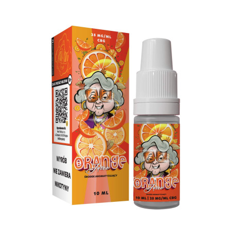 Liquid do E-Papierosa CBG 25mg/ml - Babcia Marysia - "Orange Juice"