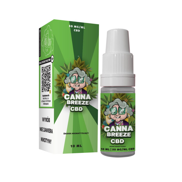 Liquid do E-Papierosa CBD 50mg/ml - Babcia Marysia - "Canna Breeze"