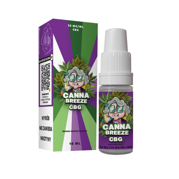 Liquid do E-Papierosa CBG 25mg/ml - Babcia Marysia - "Canna Breeze"